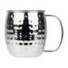 Tazza in Acciaio Inossidabile Martellato - 440 ml - Set di 6 - Olympia