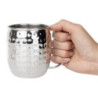 Tazza in Acciaio Inossidabile Martellato - 440 ml - Set di 6 - Olympia