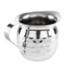 Mini Brocca per Latte in Acciaio Inox Martellato - 120 ml - Set di 6 - Olympia