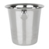 Secchiello per Ghiaccio in Acciaio Inox con Manici e Scanalature - 1050 ml - Olympia