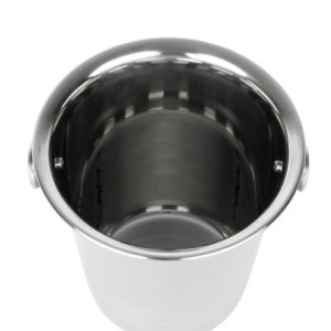 Secchiello per Ghiaccio in Acciaio Inox con Manici e Scanalature - 1050 ml - Olympia