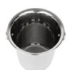 Secchiello per Ghiaccio in Acciaio Inox con Manici e Scanalature - 1050 ml - Olympia