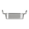 Piatto di Presentazione in Acciaio Inox Rettangolare - 140 x 90 mm - Olympia