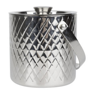 Secchiello per Ghiaccio in Acciaio Inox Doppia Parete - 2 L - Olympia