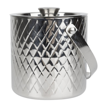 Secchiello per Ghiaccio in Acciaio Inox Doppia Parete - 2 L - Olympia