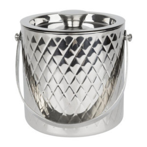 Secchiello per Ghiaccio in Acciaio Inox Doppia Parete - 2 L - Olympia