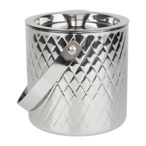 Secchiello per Ghiaccio in Acciaio Inox Doppia Parete - 2 L - Olympia