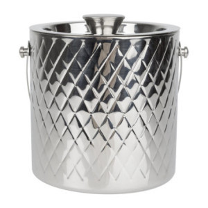 Secchiello per Ghiaccio in Acciaio Inox Doppia Parete - 2 L - Olympia
