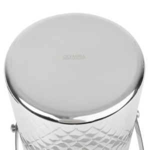 Secchiello per Ghiaccio in Acciaio Inox Doppia Parete - 2 L - Olympia