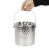Secchiello per Ghiaccio in Acciaio Inox Doppia Parete - 2 L - Olympia