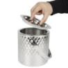 Secchiello per Ghiaccio in Acciaio Inox Doppia Parete - 2 L - Olympia