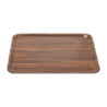 Piatto Laminato Liscio Capri Noce - 460 x 360 mm - Confezione da 24 - Cambro