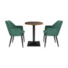 Tavolo Rotondo Effetto Legno Scuro - ⌀ 60 cm - Bolero