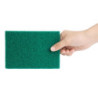 Tampone Abrasivo Verde - 110 x 151 mm - Confezione da 10 - Jantex