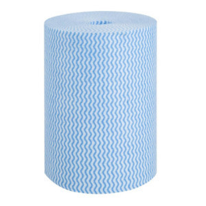 Panni di Pulizia Compostabili Blu - 200 Fogli - Jantex
