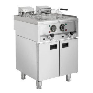 Friggitrice Elettrica Serie 600 - 2 x 8 L - Buffalo