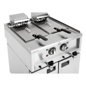 Friggitrice Elettrica Serie 600 - 2 x 8 L - Buffalo