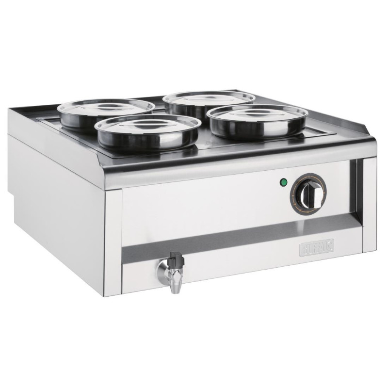 Bain-Marie 4 Pentole Serie 600 - Buffalo Bain-Marie 4 Pentole Serie 600 - Buffalo
