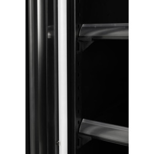 Vetrina Refrigerata a 2 Porte - 744 L - Positiva Nera - Polar