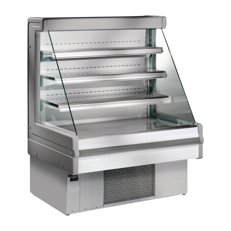 Vetrina Refrigerata Self-Service Grigia - 1000 mm - Zoin Vetrina Refrigerata Self-Service Grigia - 1000 mm - Zoin