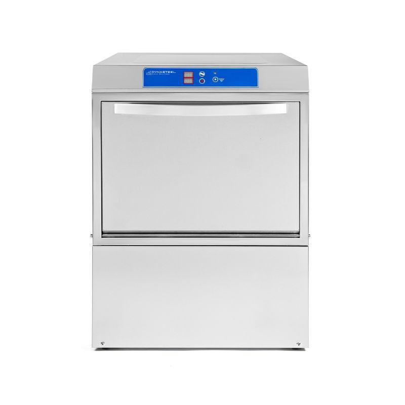 Lavastoviglie professionale con dosatore di liquido e detergente - 50x50 cm Dynasteel