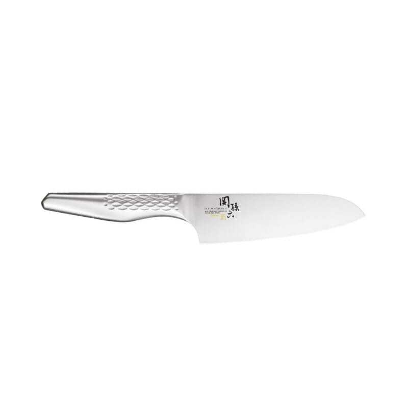 Coltello Santoku Seki Magoroku Shoso 16,5 cm - Kai: taglio preciso ed estetico Coltello Santoku Seki Magoroku Shoso 16,5 cm - Kai: taglio preciso ed estetico