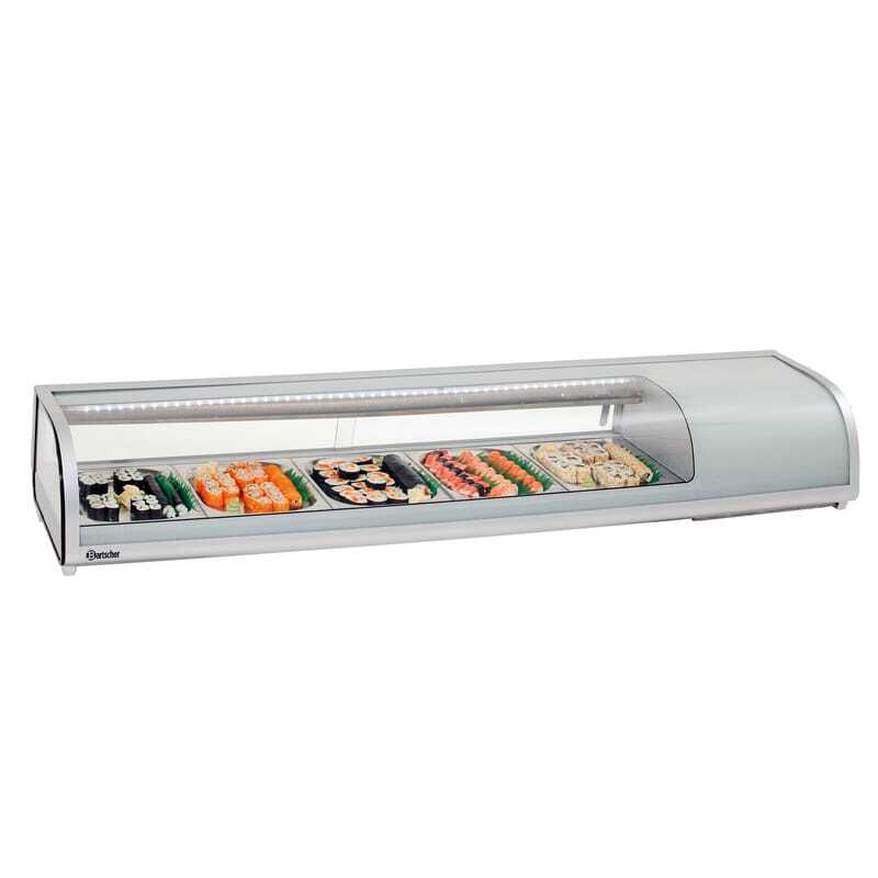 Vetrina per sushi bar 5x GN 1/2 professionale Bartscher Vetrina per sushi bar 5x GN 1/2 professionale Bartscher