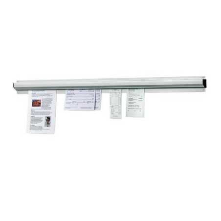 Pinza Porta Fiches da Parete in Alluminio - 910 mm