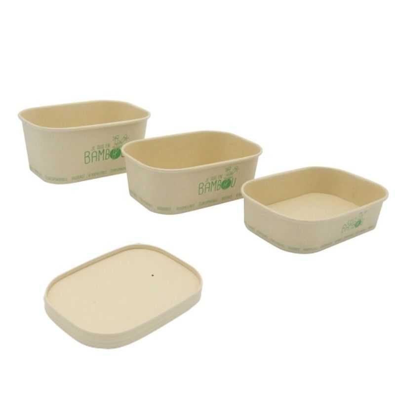 Coperchio in cellulosa di bambù per vaschetta di bambù - Lotto da 50 Coperchio in cellulosa di bambù per vaschetta di bambù - Lotto da 50