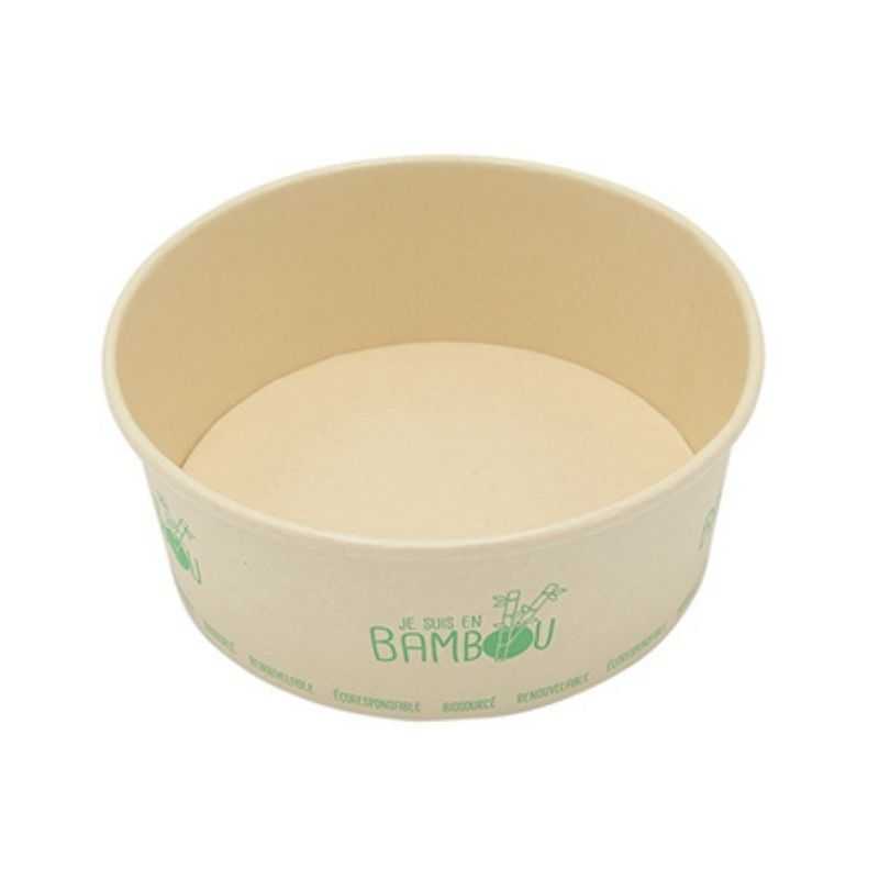 Ciotola per insalata in bambù - 1300 ml - Lotto da 50 Ciotola per insalata in bambù - 1300 ml - Lotto da 50