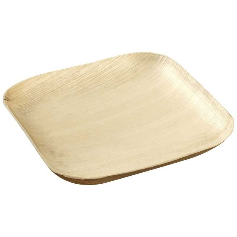 Piatto quadrato in palma - 150 x 150 mm - Lotto da 25 Piatto quadrato in palma - 150 x 150 mm - Lotto da 25