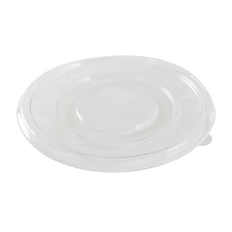 Coperchio PET per Ciotola Rotonda in Bagassa da 800 ml - Lotto da 50 Coperchio PET per Ciotola Rotonda in Bagassa da 800 ml - Lotto da 50