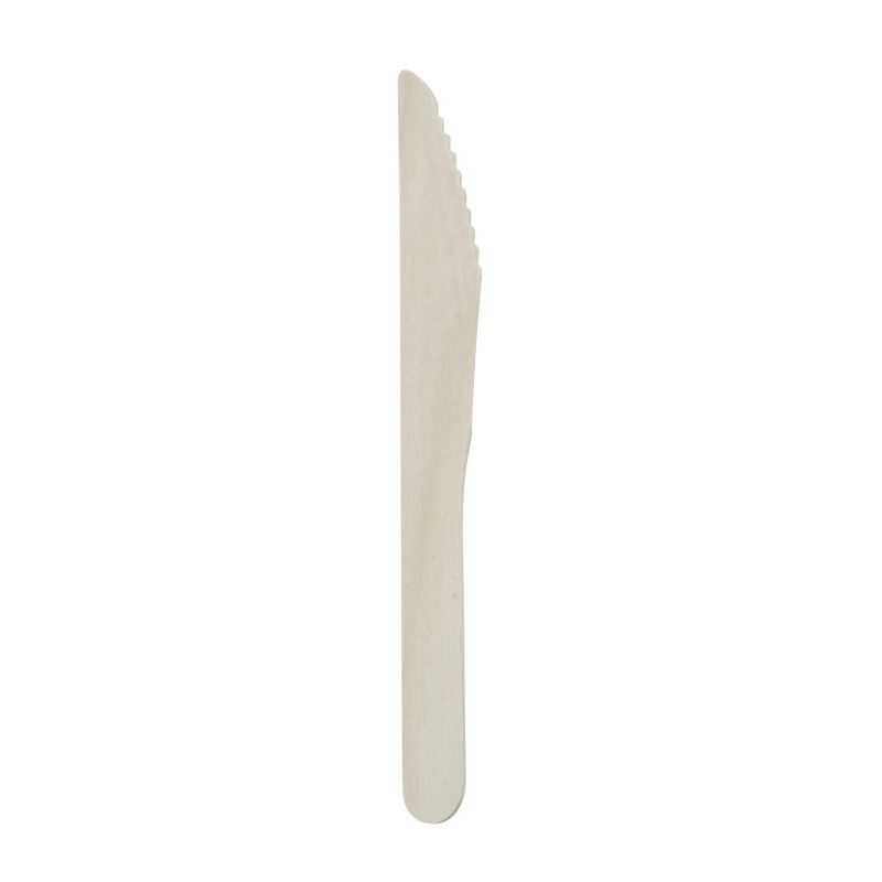 Coltello in legno di betulla - 160 mm - Lotto da 100 Coltello in legno di betulla - 160 mm - Lotto da 100