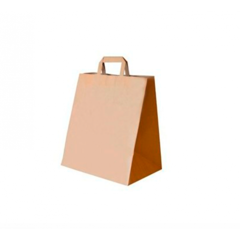 Sacca shopper in carta Kraft speciale per il drive - Lotto da 250 Sacca shopper in carta Kraft speciale per il drive - Lotto da 250