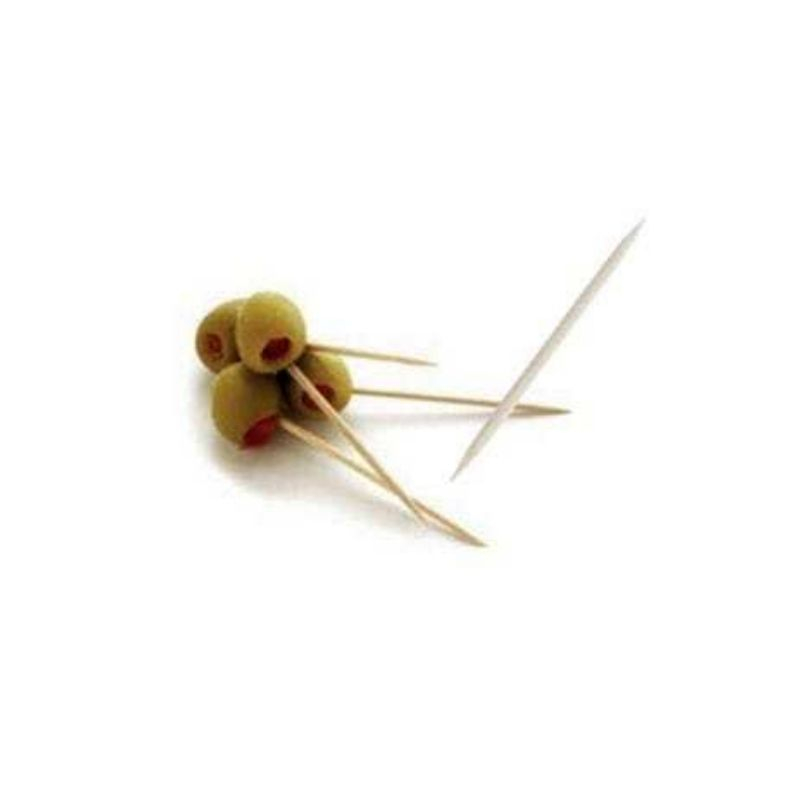 Stuzzicadenti a 2 punte in bambù - Confezione individuale - Lotto da 1000 Stuzzicadenti a 2 punte in bambù - Confezione individuale - Lotto da 1000