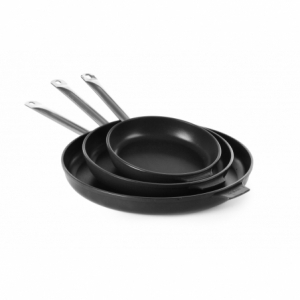 Padella in ghisa di alluminio - 26 cm - Marchio HENDI - Fourniresto