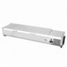 Vetrina refrigerata con coperchio in acciaio inox - 6 x GN 1/3