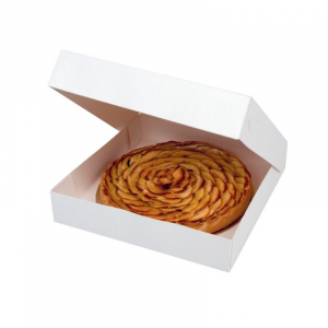 Scatola da pasticceria in cartone - 6 angoli incollati - 20 x 20 cm - Lotto da 50
