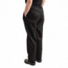 Pantaloni da cucina unisex Easyfit neri trattati al Teflon - Taglia S - Whites Chefs Clothing - Fourniresto