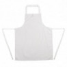 Grembiule Bavaglino Bianco 711 X 656 Mm - Abbigliamento da chef bianco - Fourniresto