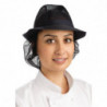 Cappello Trilby Blu Navy con Rete - Taglia S 550 mm - FourniResto - Fourniresto