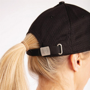 Cappellino da baseball Cool Vent nero con bordo rosso - Taglia unica - Chef Works - Fourniresto