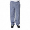 Pantaloni da cucina unisex Vegas a quadretti blu e bianchi - Taglia M - Whites Chefs Clothing - Fourniresto