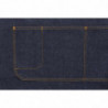 Grembiule Bavaglino Indigo Memphis in Cotone 760 x 865 mm - Chef Works - Fourniresto