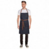 Grembiule Bavaglino Indigo Memphis in Cotone 760 x 865 mm - Chef Works - Fourniresto