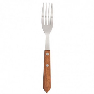 Forchetta da carne con manico in legno 200 mm - Lotto da 12 - Olympia - Fourniresto