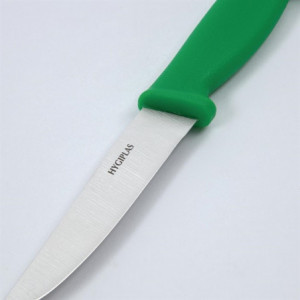 Coltello per verdure lama verde 10 cm - Hygiplas - Fourniresto