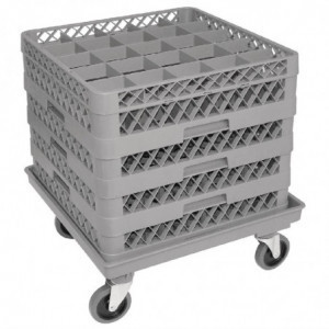 Carrello per cestini di lavaggio - Vogue - Fourniresto