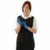 Guanti alimentari in vinile con polvere blu taglia XL - Lotto da 100 - Vogue - Fourniresto