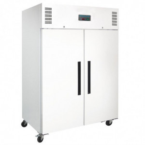 Armadio Frigorifero Positivo Bianco Gn 2/1 Doppia Porta 1200 L - Polar - Fourniresto